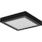 Progress Lighting Everlume Collection Black 7" Edgelit Square Trim Ring P860053-031 - alternate 2